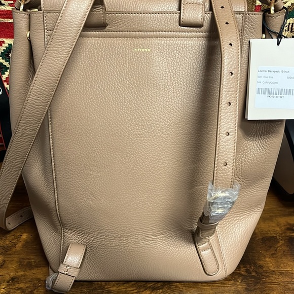 Cuyana Women's Leather Backpack 13-inch - Picture 8 of 9